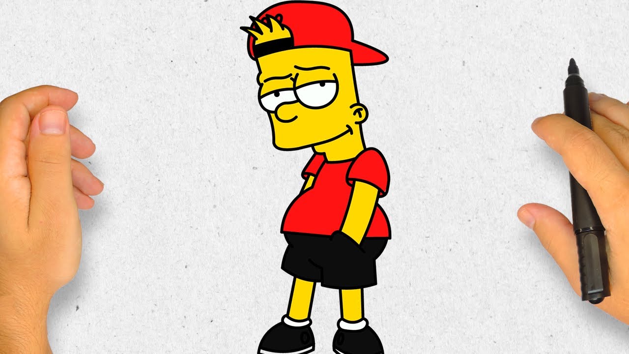 CÓMO DIBUJAR A BART SIMPSONS | Paso a Paso Simple y Fácil