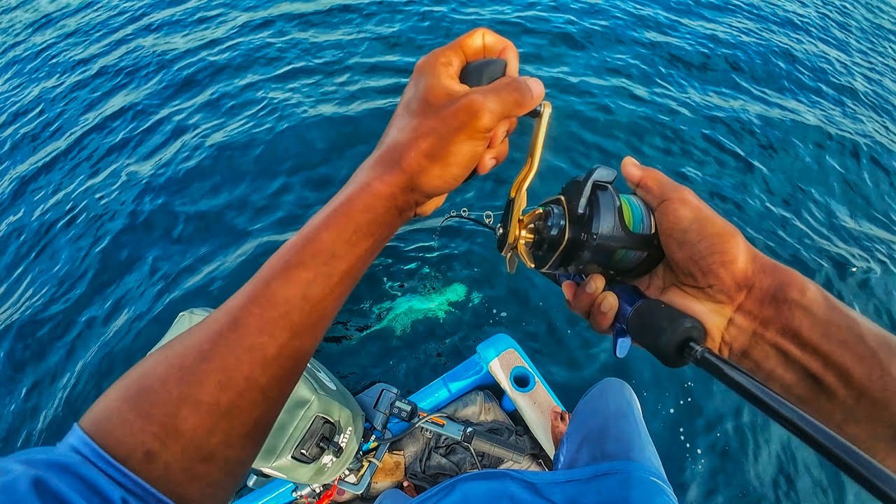 Tarikanya sungguh gila!!,ikan ini bikin saya habis tenaga,edisi jigging air dalam di akhir ramadhan