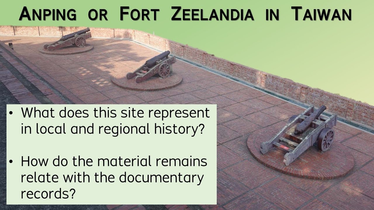 Anping or Fort Zeelandia in Taiwan -- Archaeology Studio 032