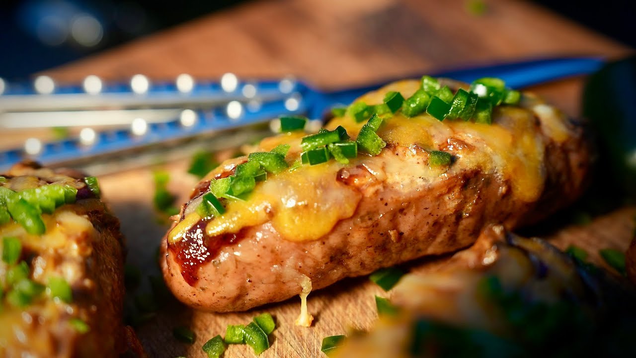 Biała Kiełbasa Nadziewana Serem, HIT na Grill !  -KuchniaKwasiora