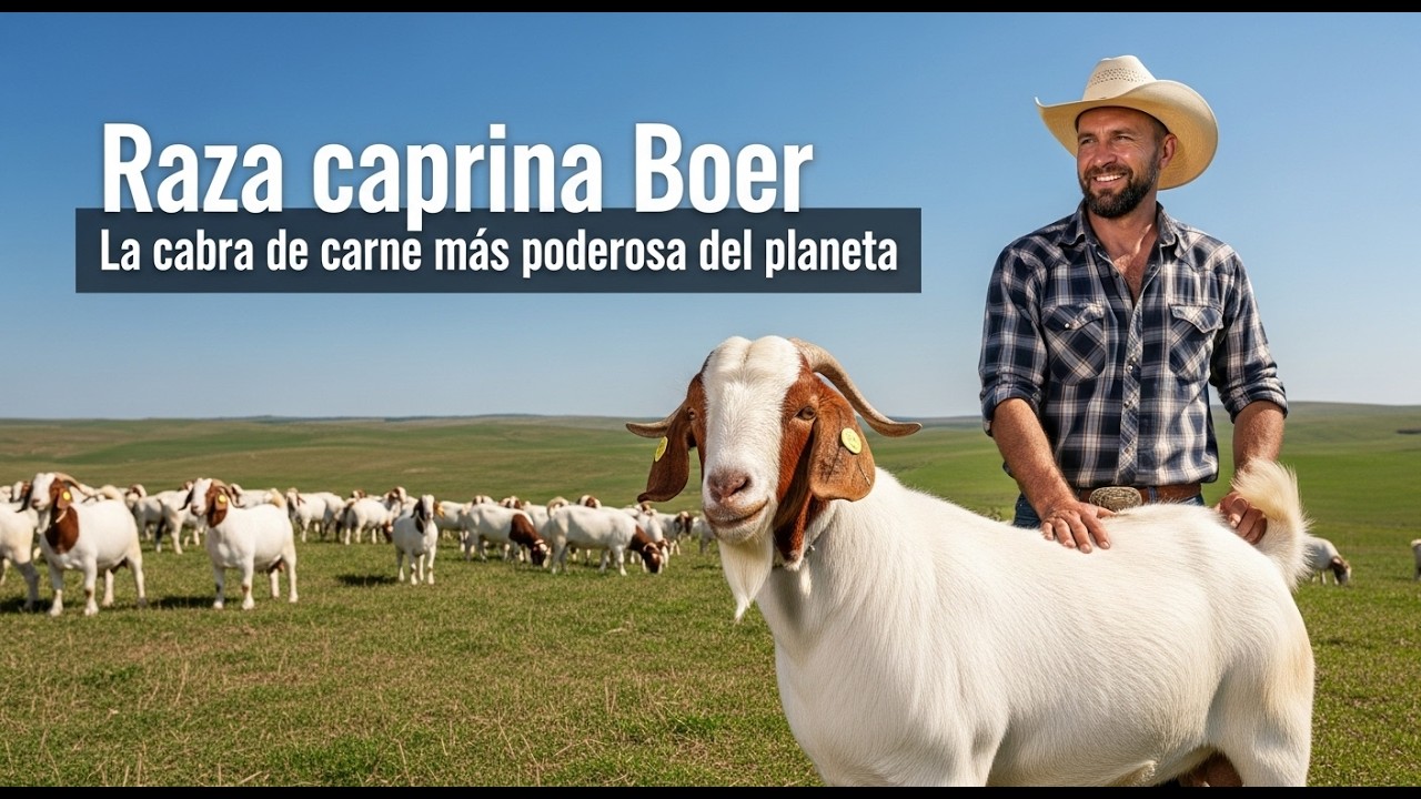 Raza caprina Boer  La cabra de carne m&aacute;s poderosa del planeta