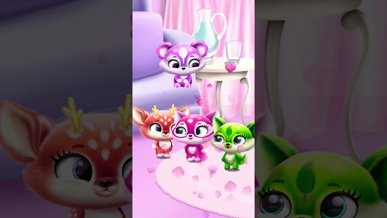 Pinky Heart Flying In a Pink Balloon 💗🎈 Fluvsies - A Fluff to Luv | TutoTOONS