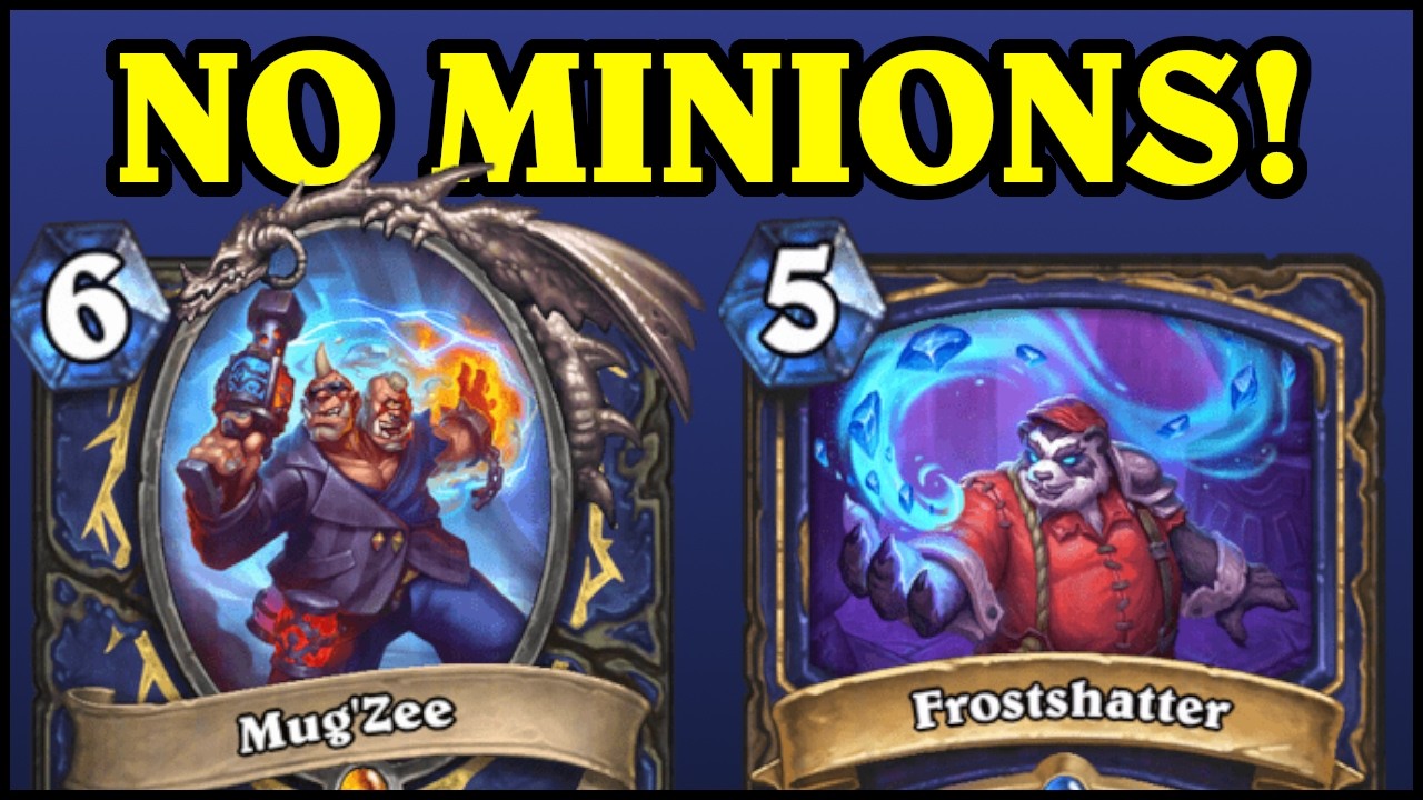 Mug'Zee Shaman is INSANE with NO MINIONS