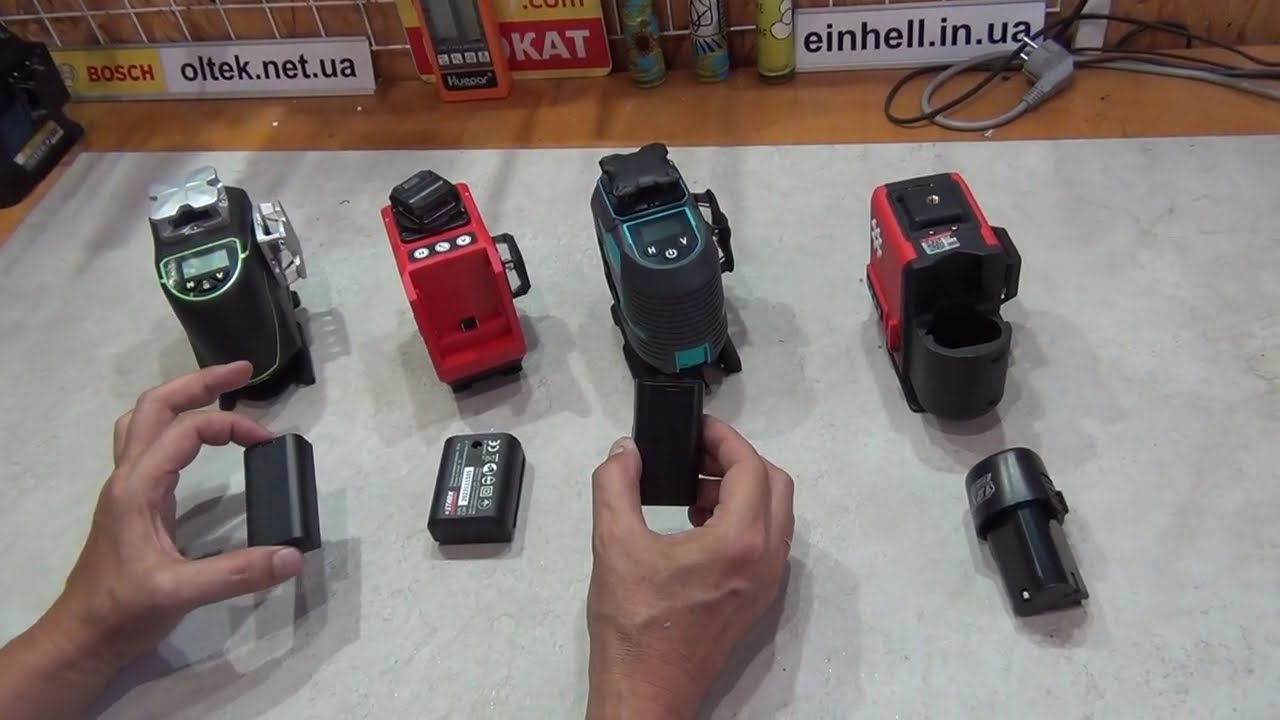Який нівелір з зеленими променями кращий: BIHUI 4D,  Huepar 4D, Shijing 3D 7859E, STARK LL-16G-4D