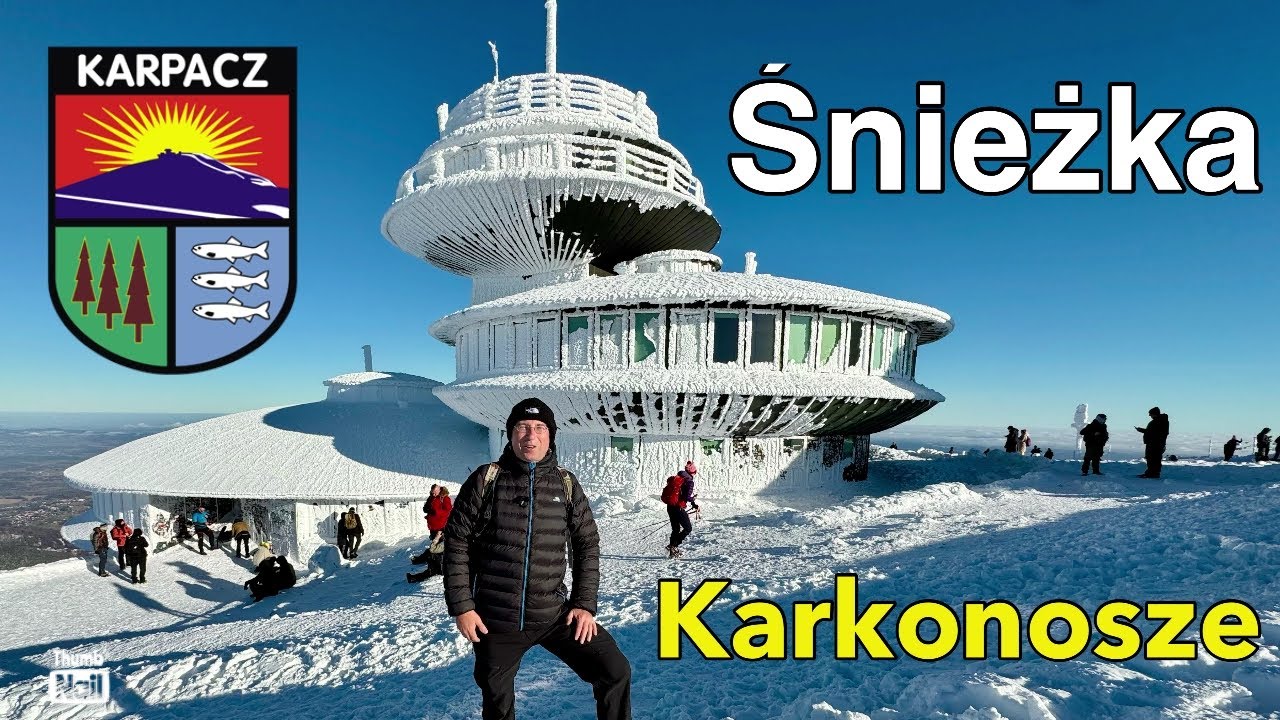 Śnieżka zdobyta po raz kolejny, Karkonosze Karpacz #zima fajny film do zobaczenia
