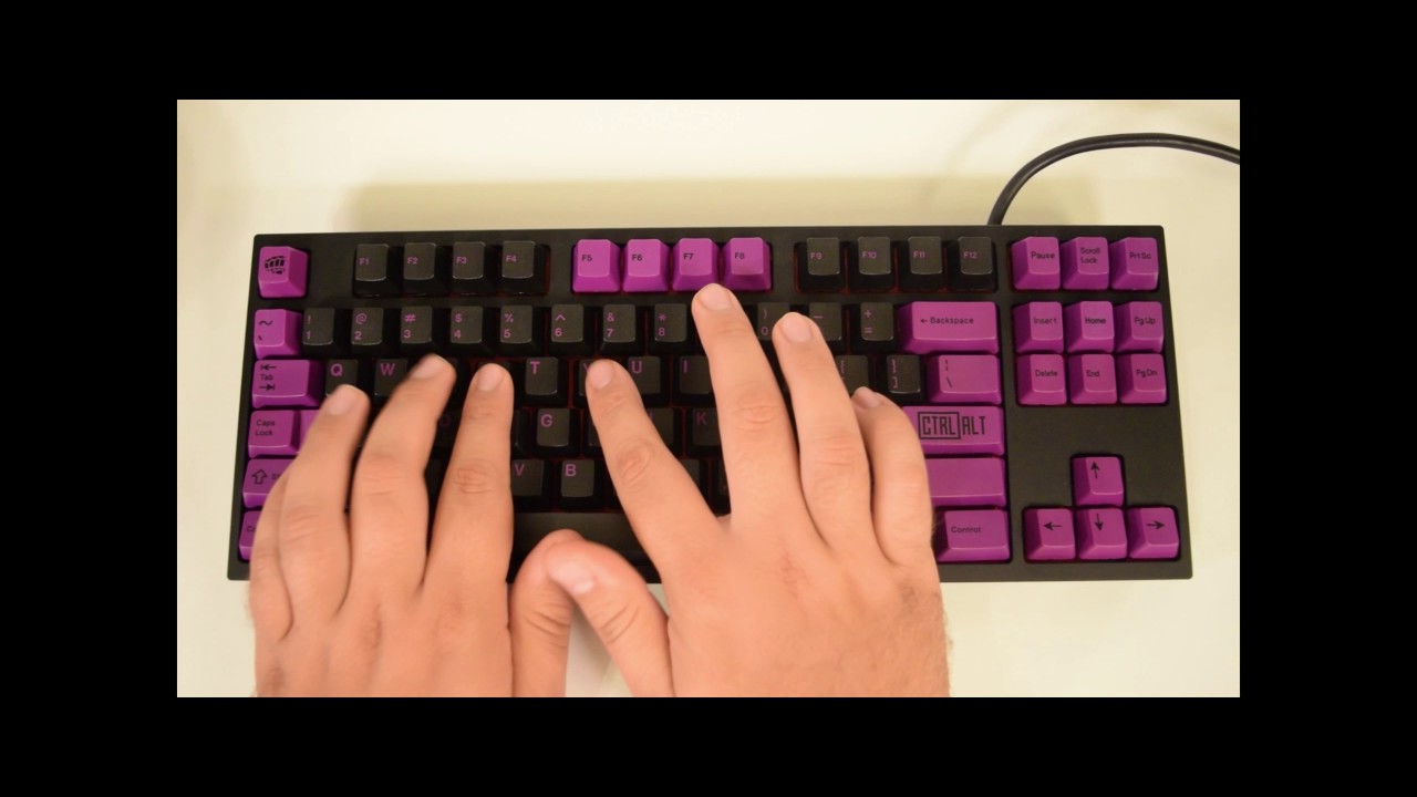 OTD 456GT Typing with DCS keycaps