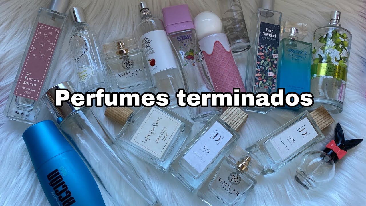 ¡Perfumes terminados!