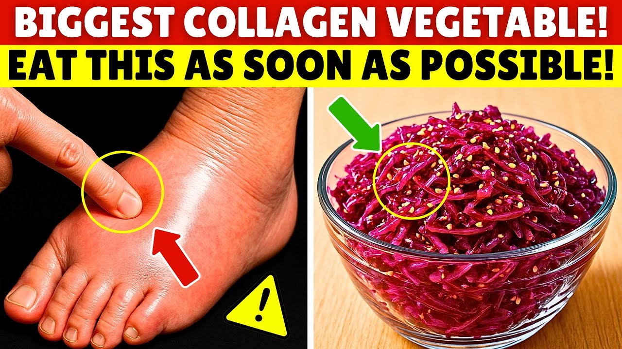 GOODBYE Swelling! 8 Vegetables You MUST Eat to Help Produce Collagen for Your JOINTS | Senior Health