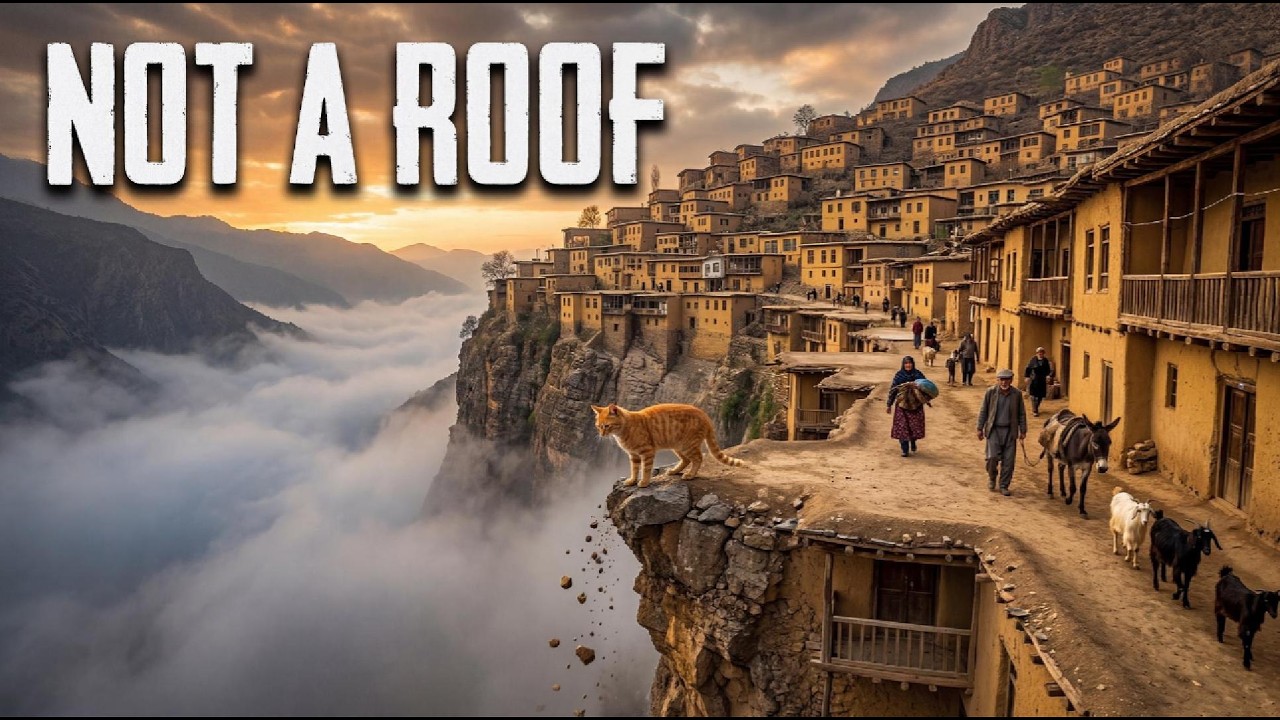 A Village Built on Rooftops — The Iran Mountain Town Time Forgot