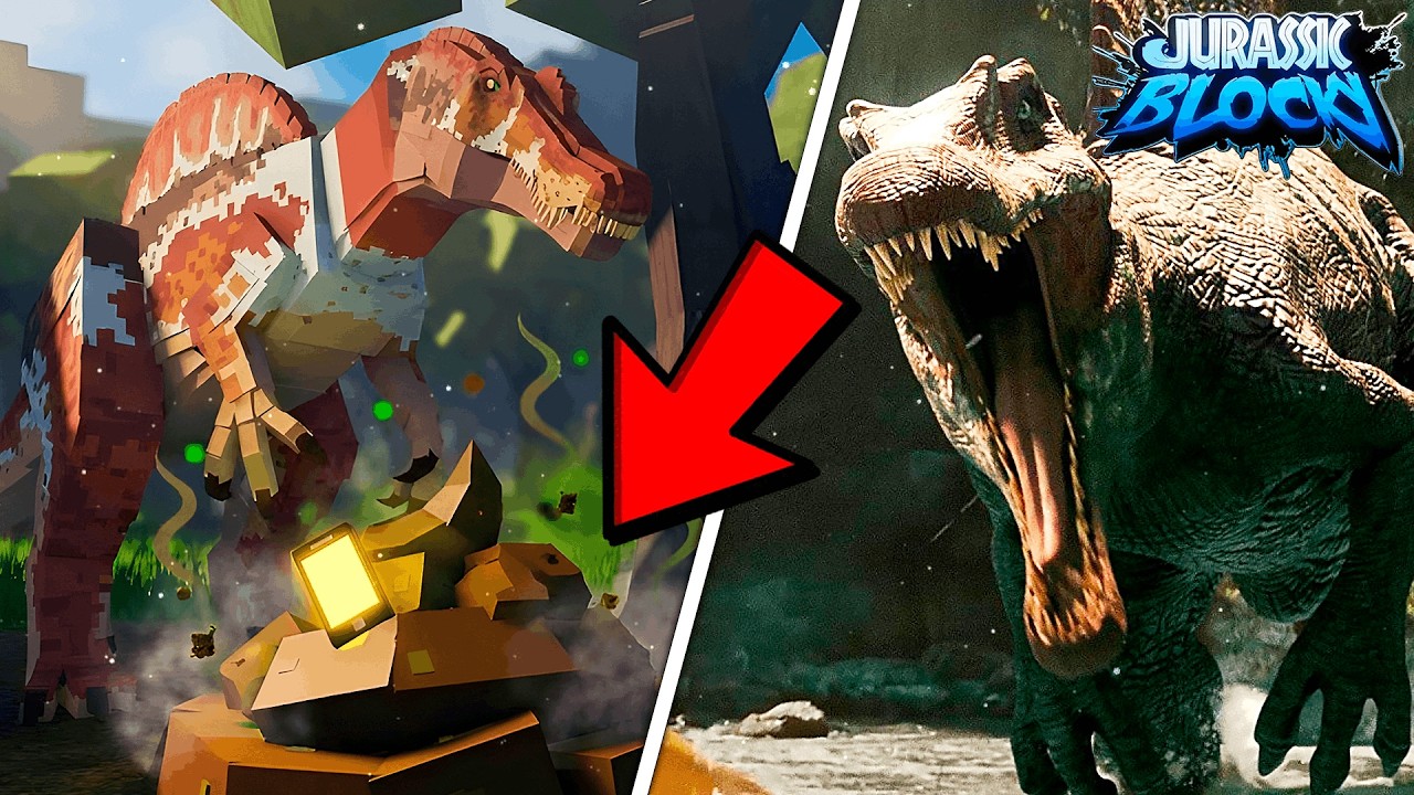 SEGREDOS E EASTER EGGS NO NOVO MAPA DO JURASSIC BLOCKY!! | ROBLOX