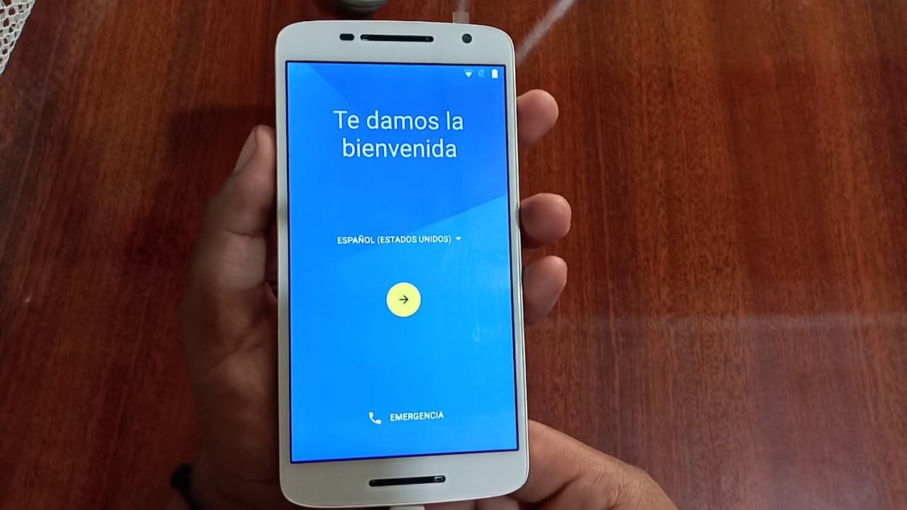 Quitar cuenta Google Motorola play X