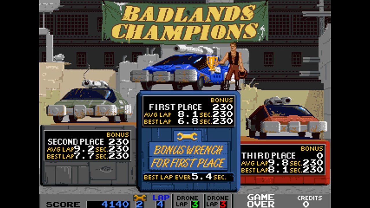 Game of the day 2479 Bad Lands (バッド・ランズ) Atari Games 1989
