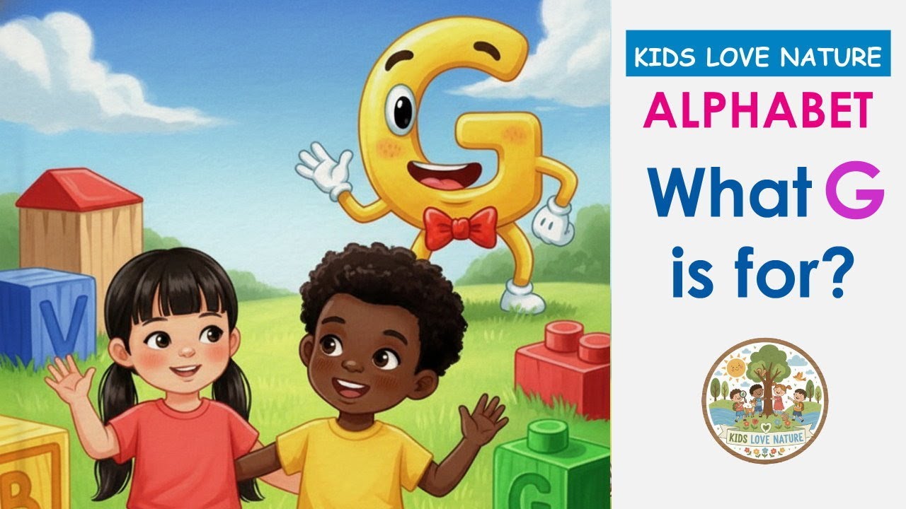 Learn the Letter G! | Phonics Story for Kids: "What G is for" (ABC Alphabet Fun)