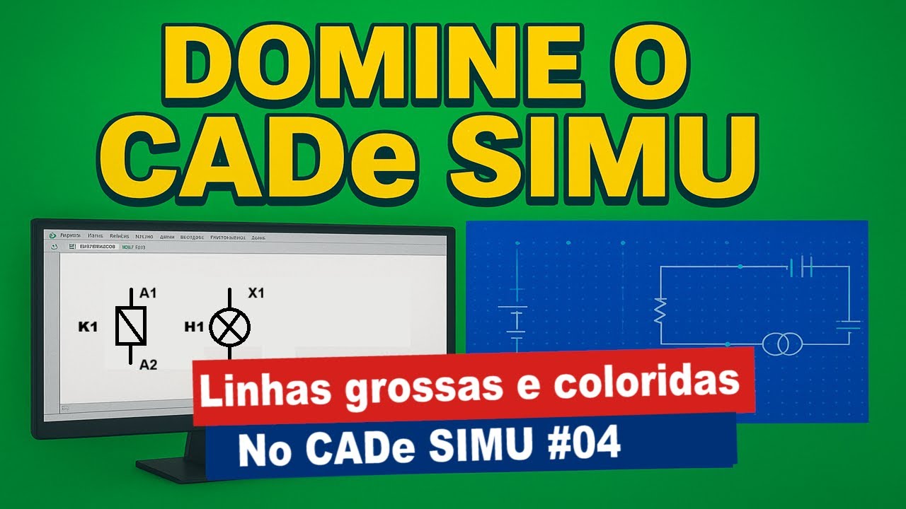 Linhas grossas e coloridas no CADe SIMU #04