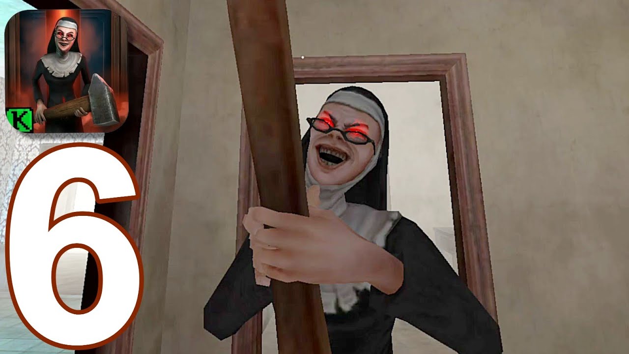 Evil Nun Maze: Endless Escape - Gameplay Walkthrough part 6 - Floors 41-45 (iOS,Android)