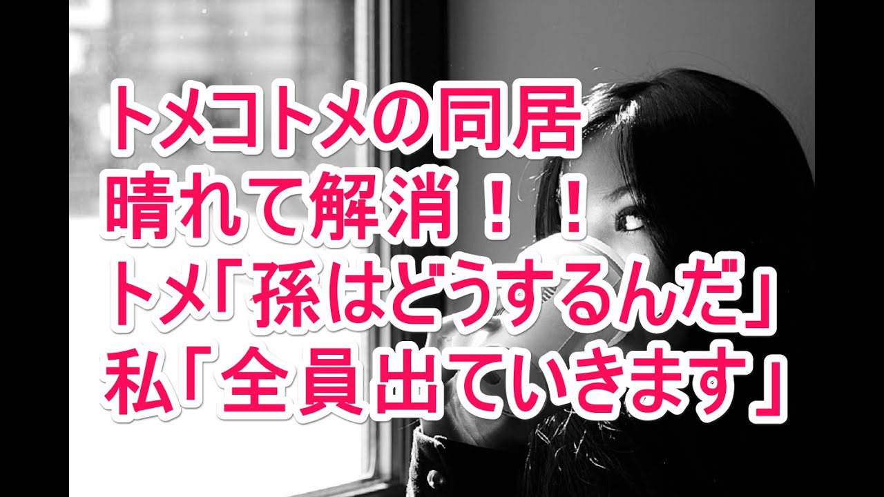 【スカッとする話】 トメコトメの同居　晴れて解消！　トメ「孫はどうするんだ！」　私「全員出てきます」
