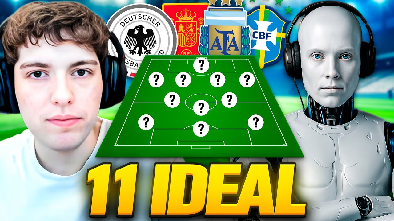 11 IDEAL HISTORICO vs. INTELIGENCIA ARTIFICIAL (IA) - QUIEN SABE MAS DE FUTBOL?