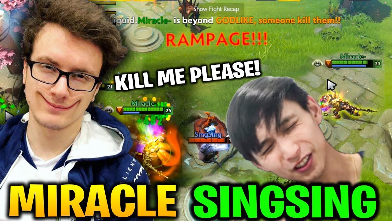 Miracle- MagE- vs SingSing - M-God is Taunting Him and Get RAMPAGE