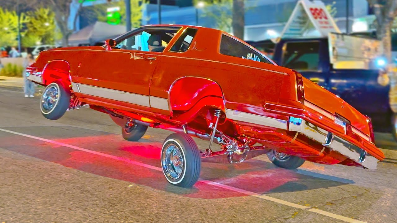 LADY LOWRIDERS Cruise Night in Pasadena California