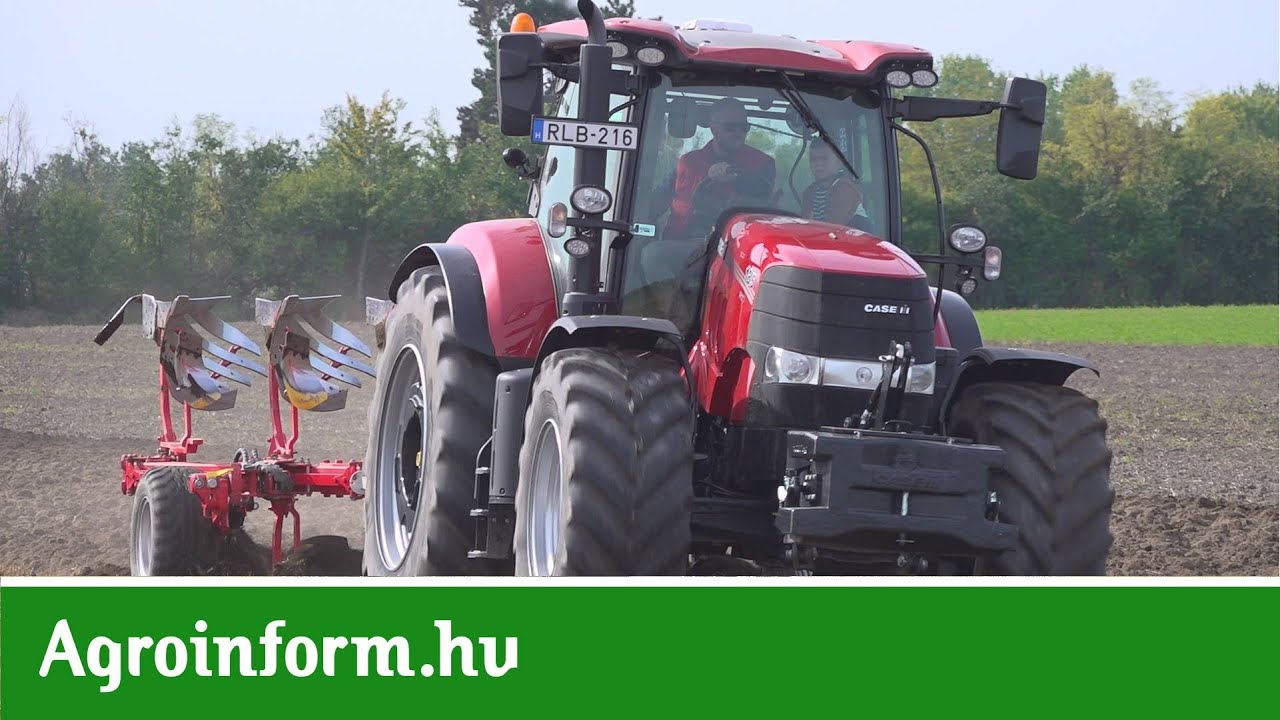 Gazdaszemmel: Gajár János - Case IH Puma 185 CVX + Pöttinger Servo eke