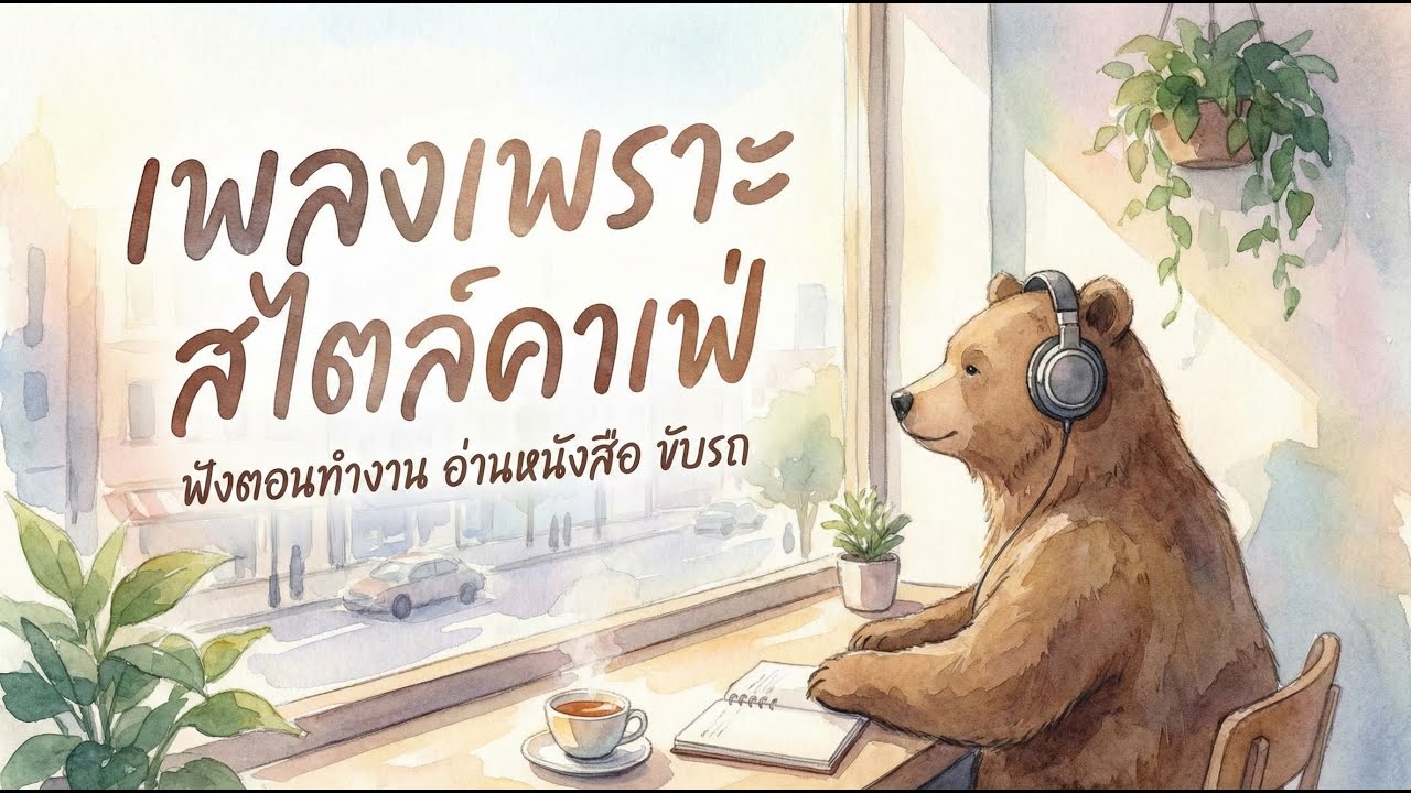 🔴 LIVE 24 ชม. | เพลงฟังเพลินๆ สไตล์คาเฟ่ ฟีลคาเฟ่เบาๆ 🎶 เปิดตอนทำงาน ตอนขับรถ🎧