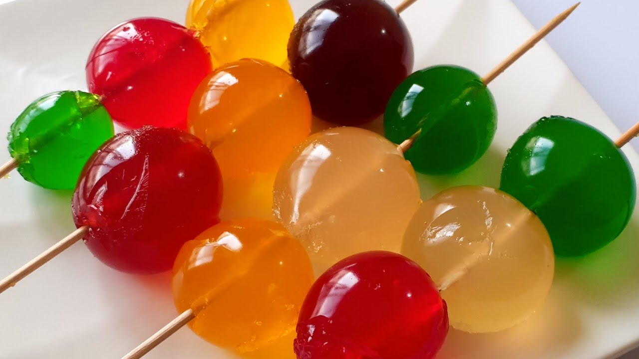 Homemade Jelly Balls Recipe without  Mould❗No Corn Flour, No Agar Agar Jelly at Home by FooD HuT