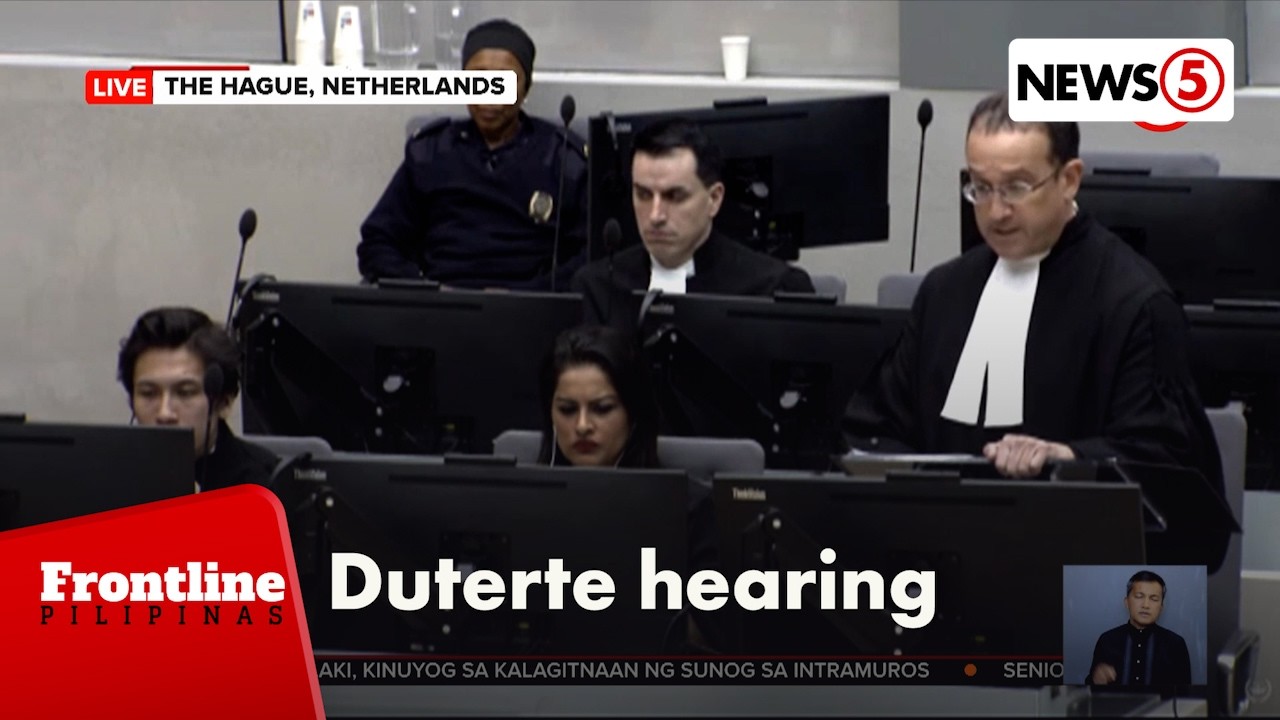 Day 3 ng confirmation hearing sa ICC, sesentro sa mga depensa ng Duterte team | Frontline Pilipinas