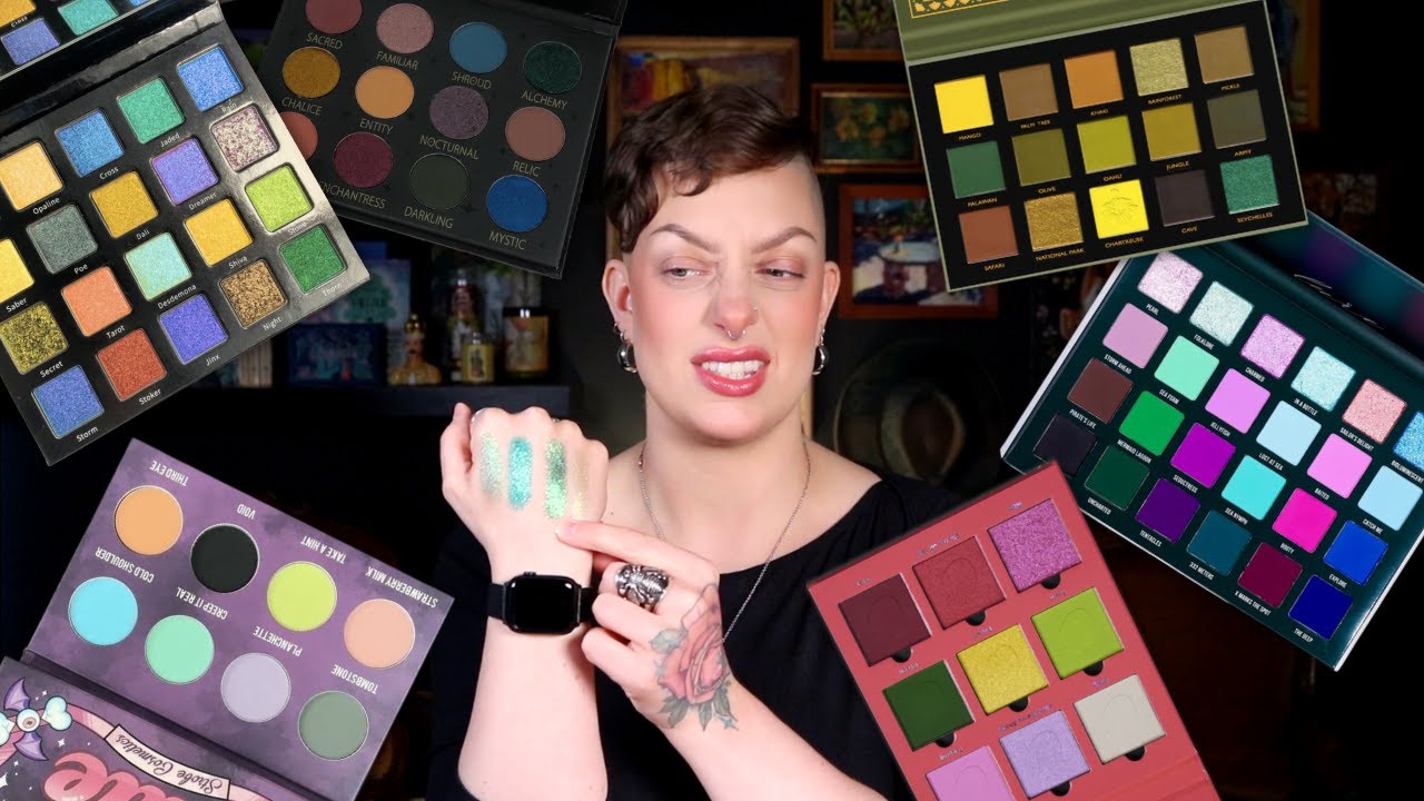 Trying to Find the Perfect Green Eyeshadow - #HueFixation | Madelaide