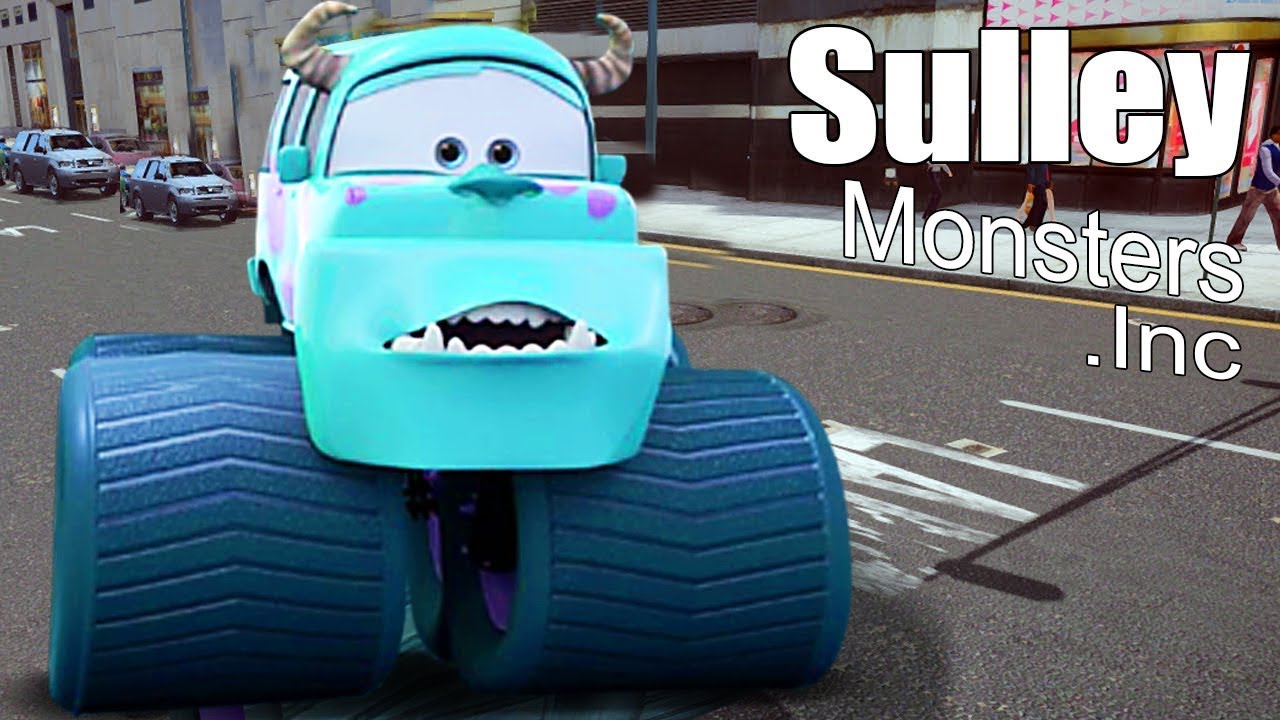 Monsters Truck Sulley / Cars Mater National Monsters