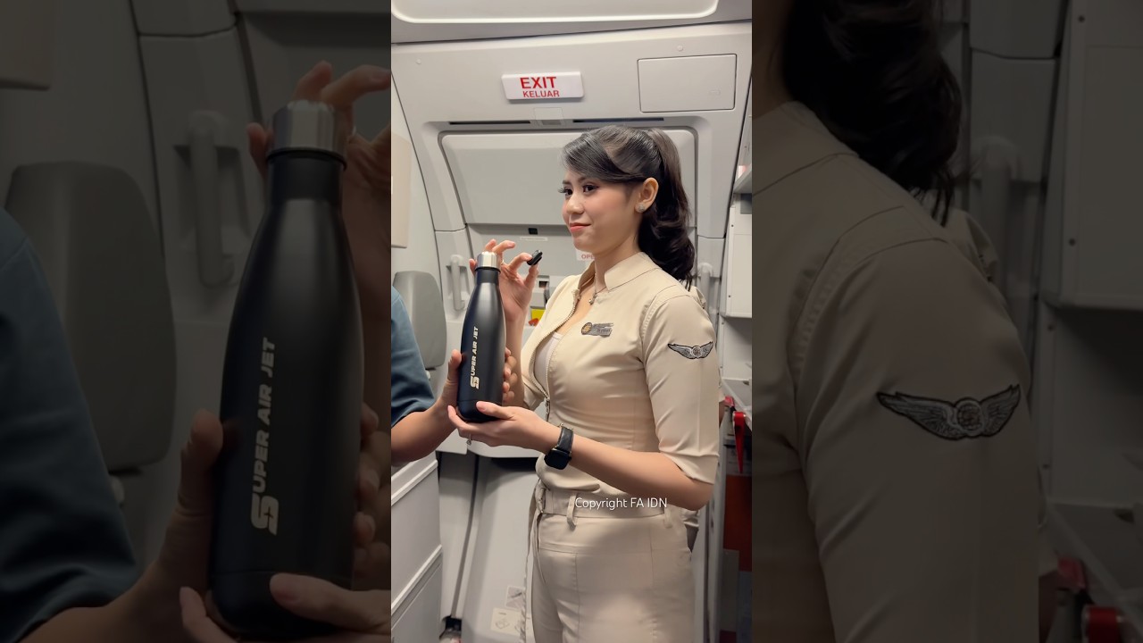 Pramugari cantik super air jet #shortvideo