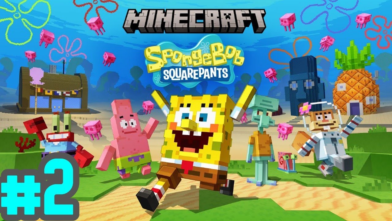 Minecraft x Spongebob DLC Gameplay Playthrough Part 2