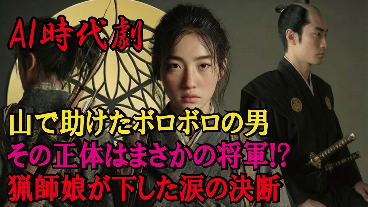【江戸人情噺】助けたボロボロの男の正体は将軍様！？権力に引き裂かれた猟師娘との純愛  |江戸時代| 民話 | 時代劇 | 昔話 | 朗読 | 伝説 | #映画 #歴史 #ドラマ