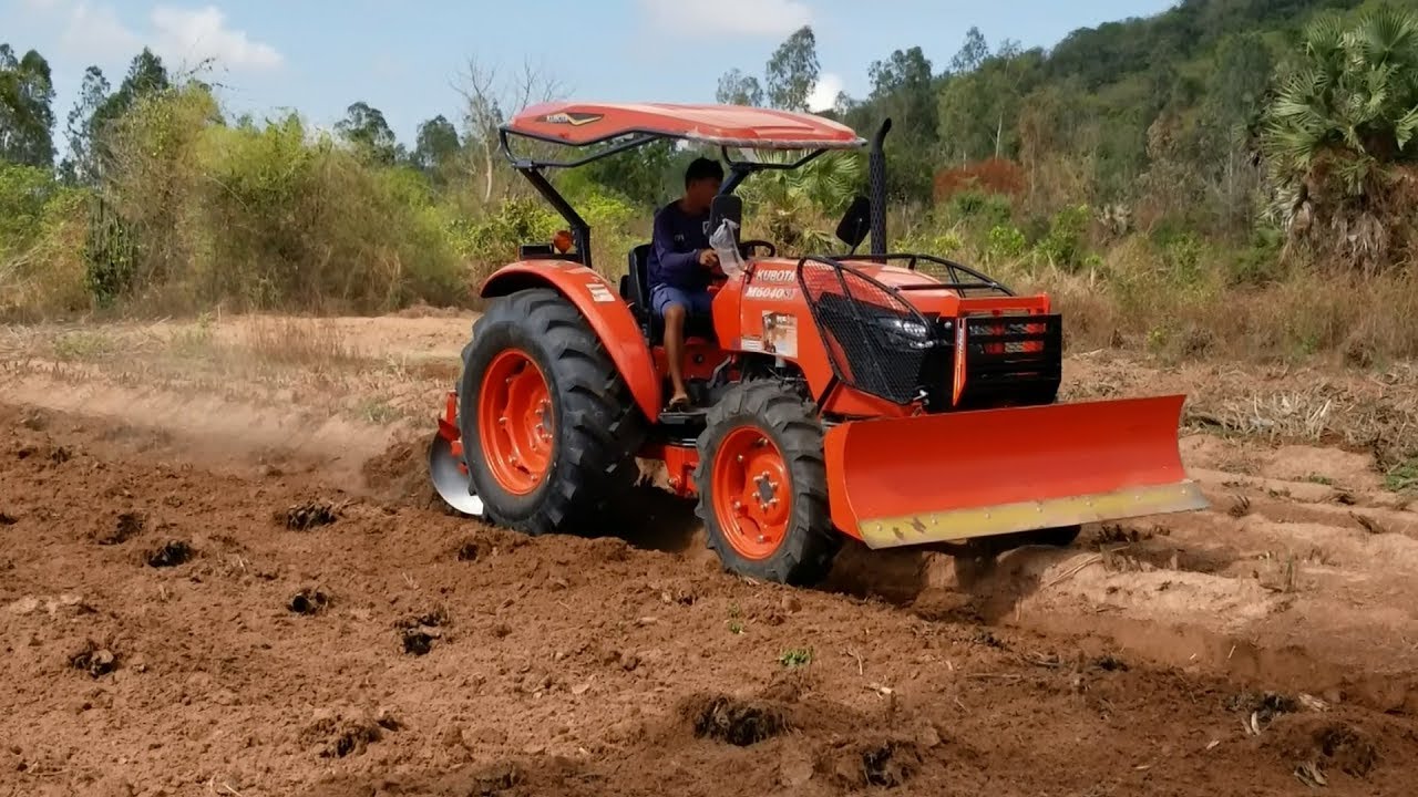 World most amazing modern agriculture heavy / Tractor Kubota M6040SU Training at work