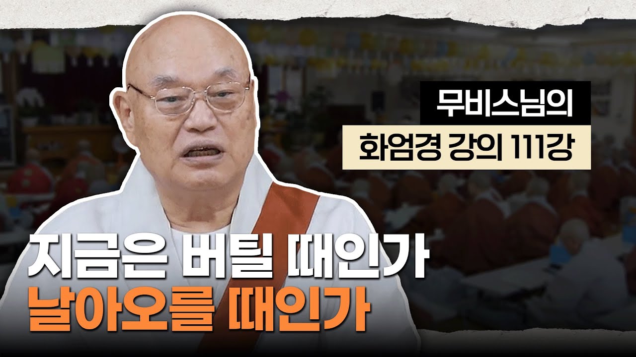 [#무비스님] 내 인생은 지금 어느 단계일까? 인생 성공 타이밍을 찾아라｜무비스님의 화엄경 강의 111강