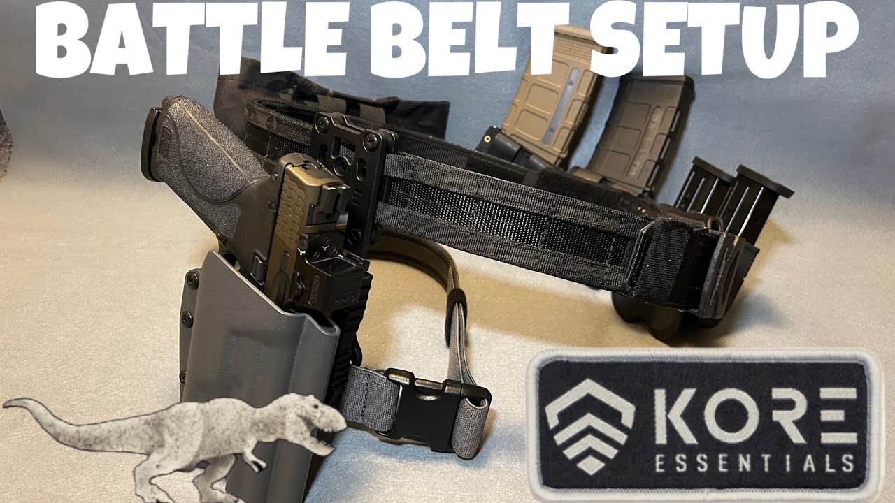 Battle Belt Setup - KORE Essentials & TRex Arms