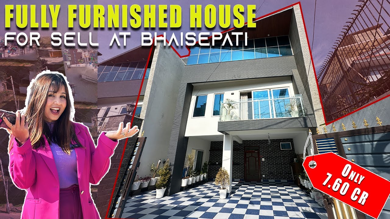 SS884 😍 मेडिसिटी  नजिकै शानदार फुल फर्निस्ड 5BHK बंगलो | सारा सेवा
