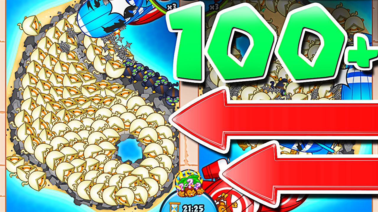 Bloons TD Battles  ::  100+ NINJA MONKEY  ::  INSANE LATE GAME