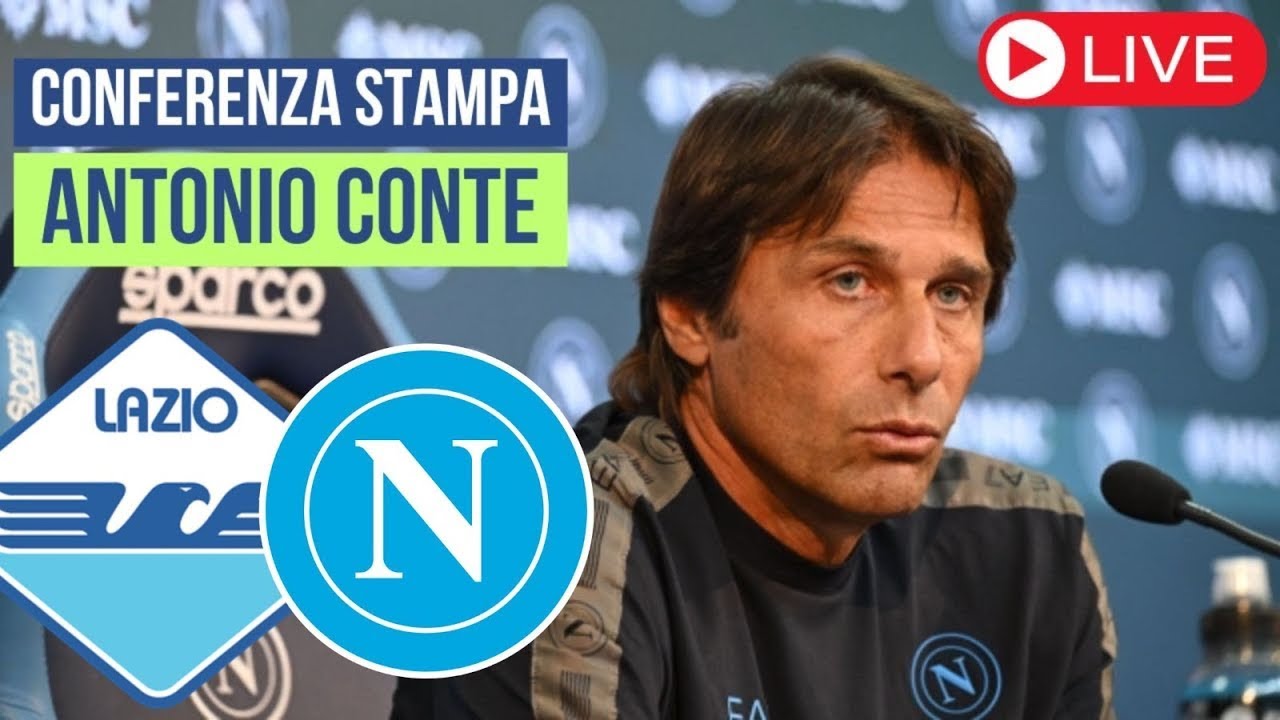 CONTE in conferenza stampa per Lazio Napoli 🎙️ Serie A  ⚽ VIDEO INTEGRALE