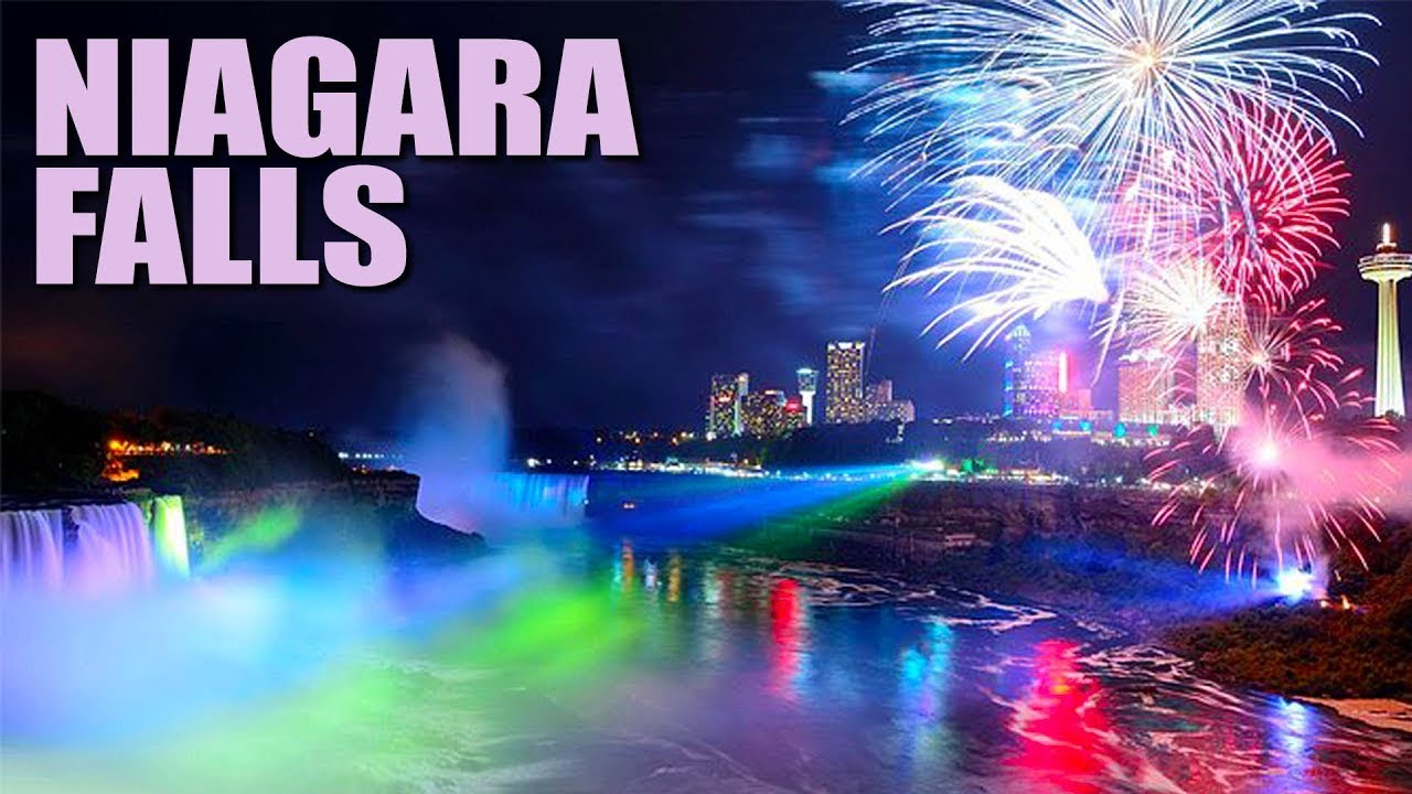 Fireworks in Niagara Falls