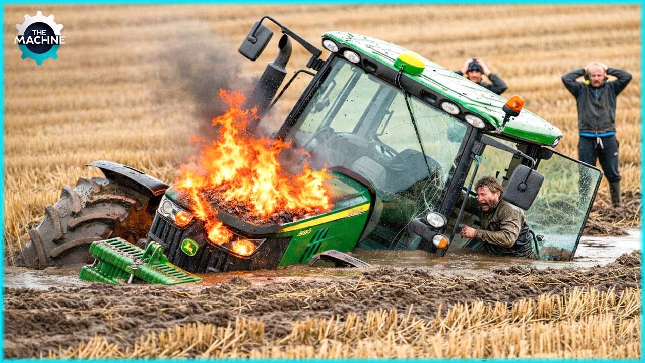 Dangerous Transport Agricultural Machinery & Tractor Fails Compilation | Heavy Machinery