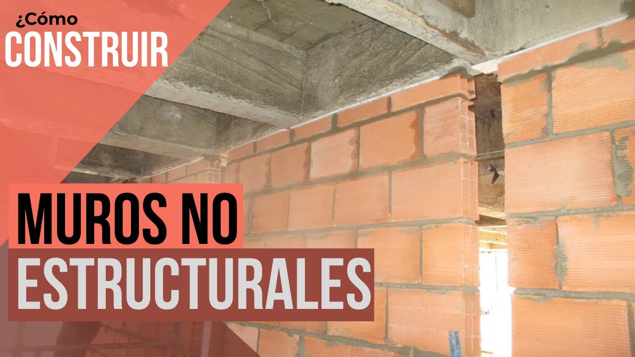 Cómo CONSTRUIR MUROS DIVISORIOS | Elementos no estructurales