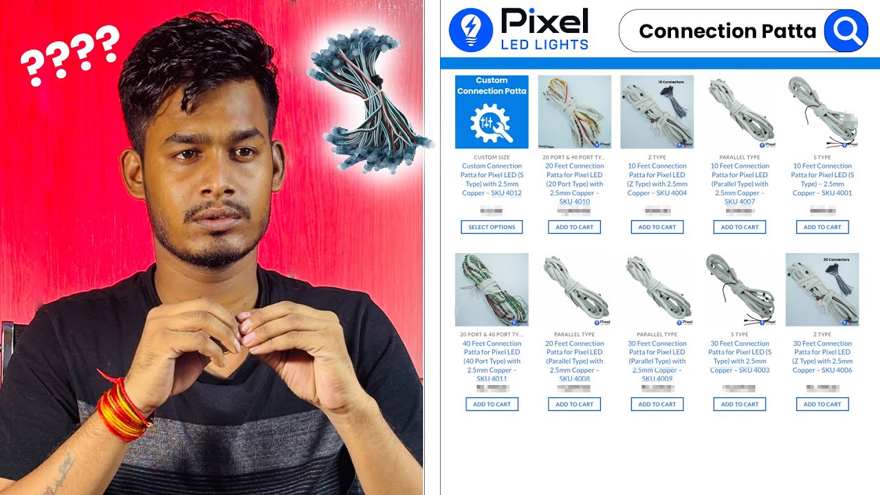 What is Pixel Connection Patta || कनेक्शन पट्टा क्या है || #pixelledlights   Video #122