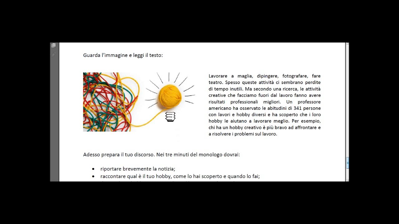 PLIDA B1 | Prova Orale | Versione 2