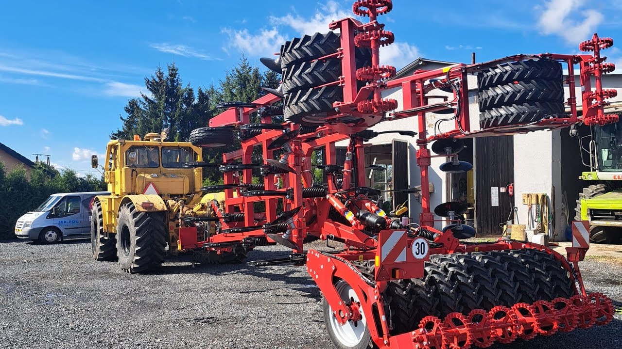 Kirowiec K700A nr 2 + HORSCH Tiger 5AS czyli UPRAWA BEZORKOWA! Dzień Rozruchowy… Rolnik Łukasz 