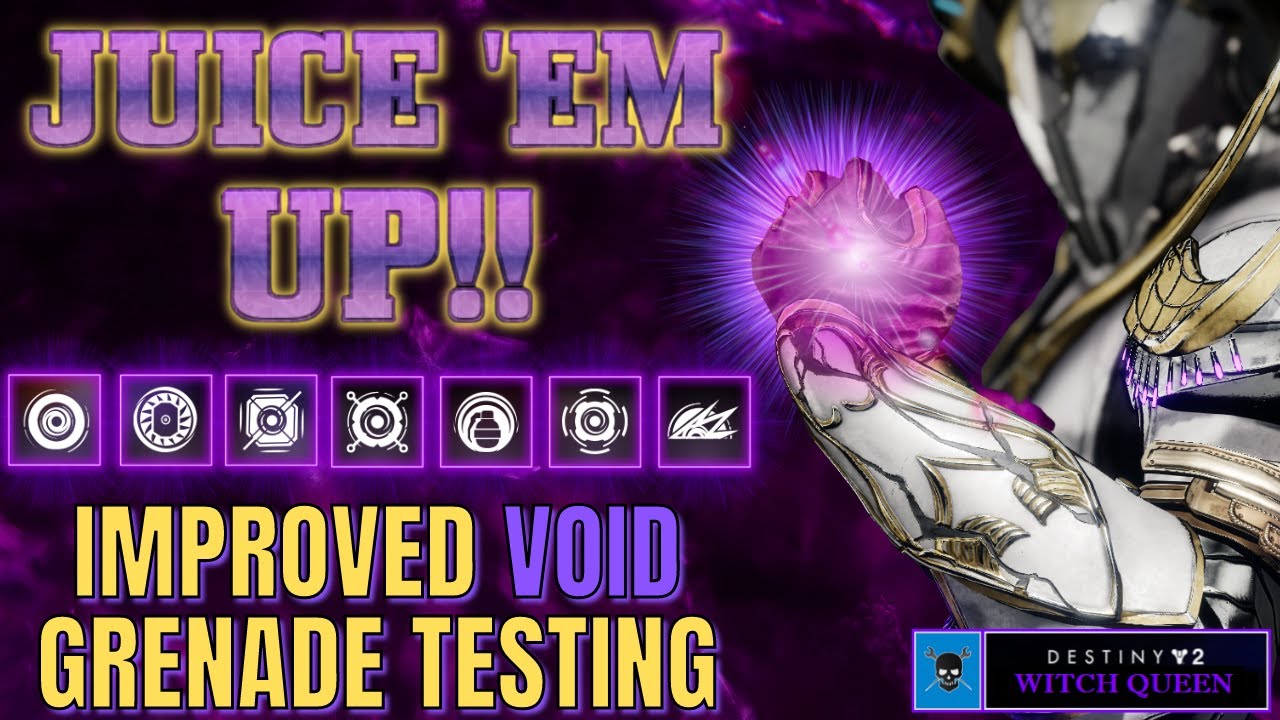 Enhanced VOID GRENADE Damage and Testing! [Destiny 2 Witch Queen]