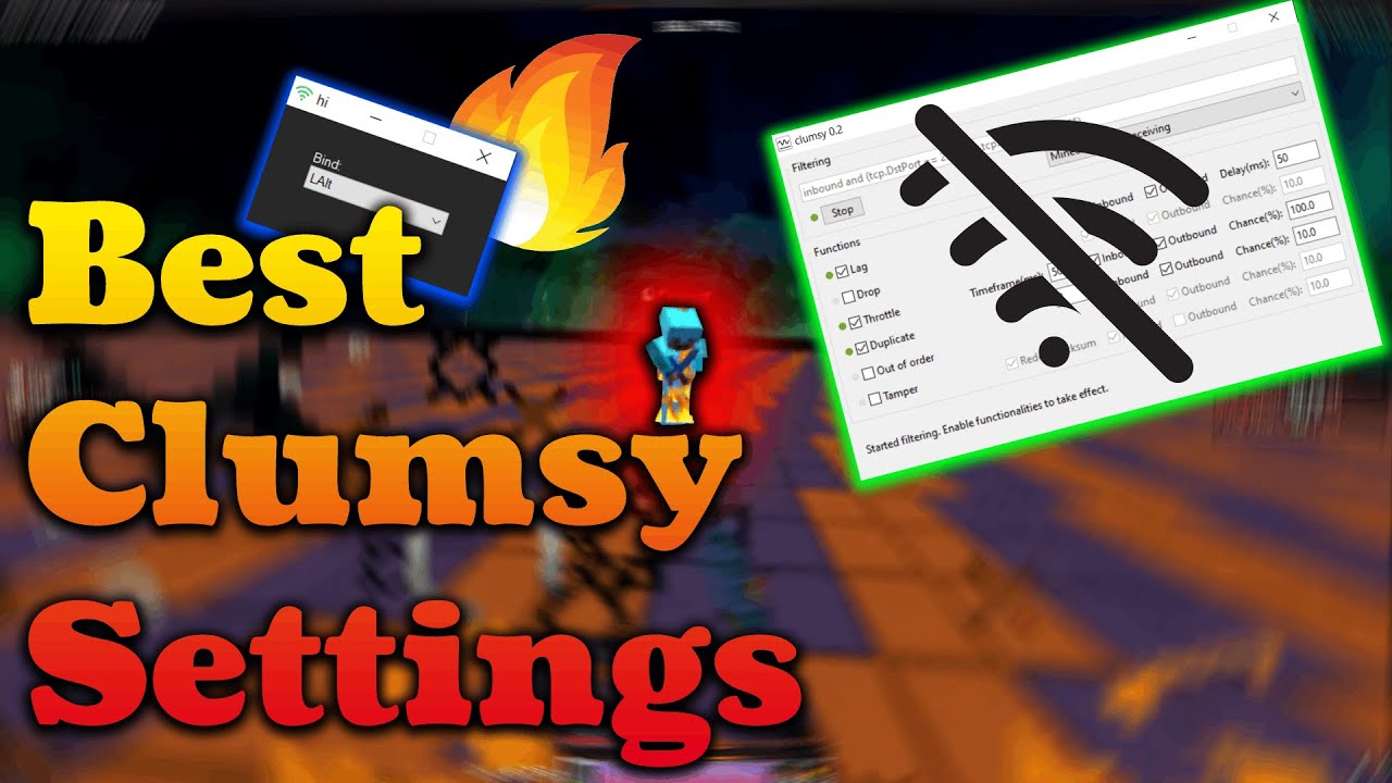 ✅Best Clumsy Settings❗️- 8 Block Reach on Minemen Club [🔥FakeLag BYPASS] | 💎No KB, OP Reach