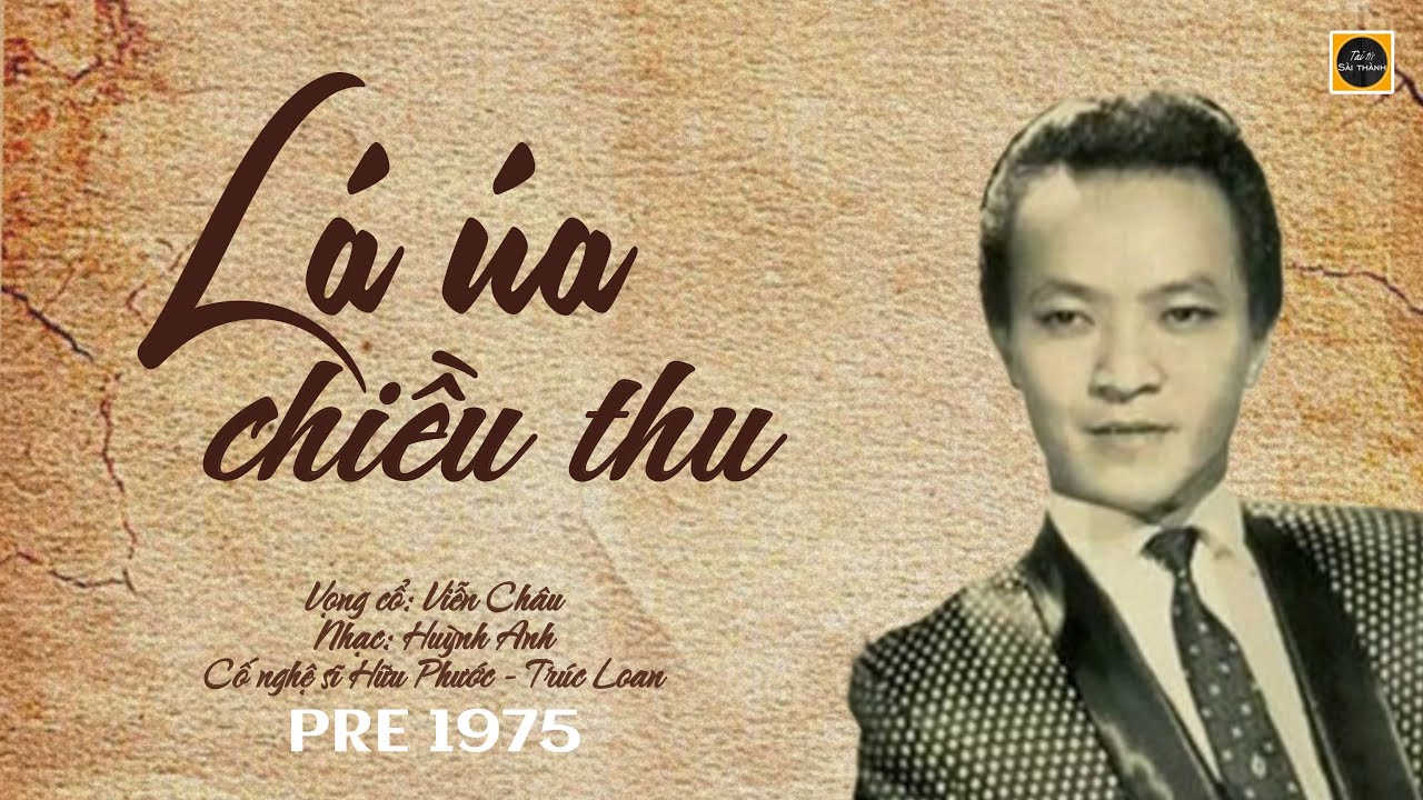 Tân cổ xưa LÁ ÚA CHIỀU THU | Cố nghệ sĩ Hữu Phước - Trúc Loan | Pre 1975