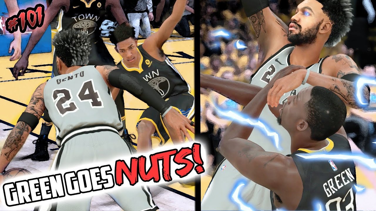 DRAYMOND GREEN GOES NUTS! TOO MANY ANKLE BREAKERS! NBA 2k18 MyCAREER Ep 101
