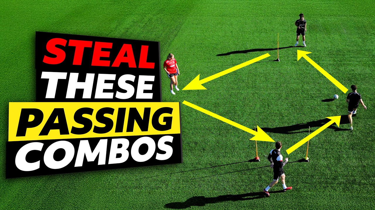 Loads of Passing Combos With Awareness | Pro Soccer Drills