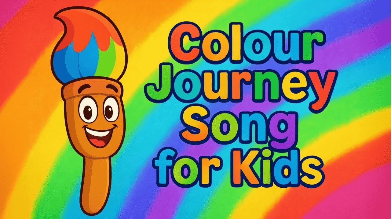 🌈 Colour Journey Song for Kids | Learn Colours with Fun Cartoon Animation | Educational Video #kids